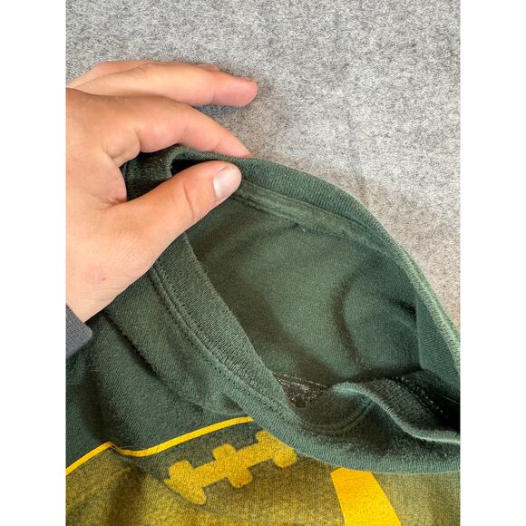 VTG 90s Milwaukee Brett Favre #4 T-Shirt Mens S The Record SportsRadio 1250 WSSP - Picture 3 of 5